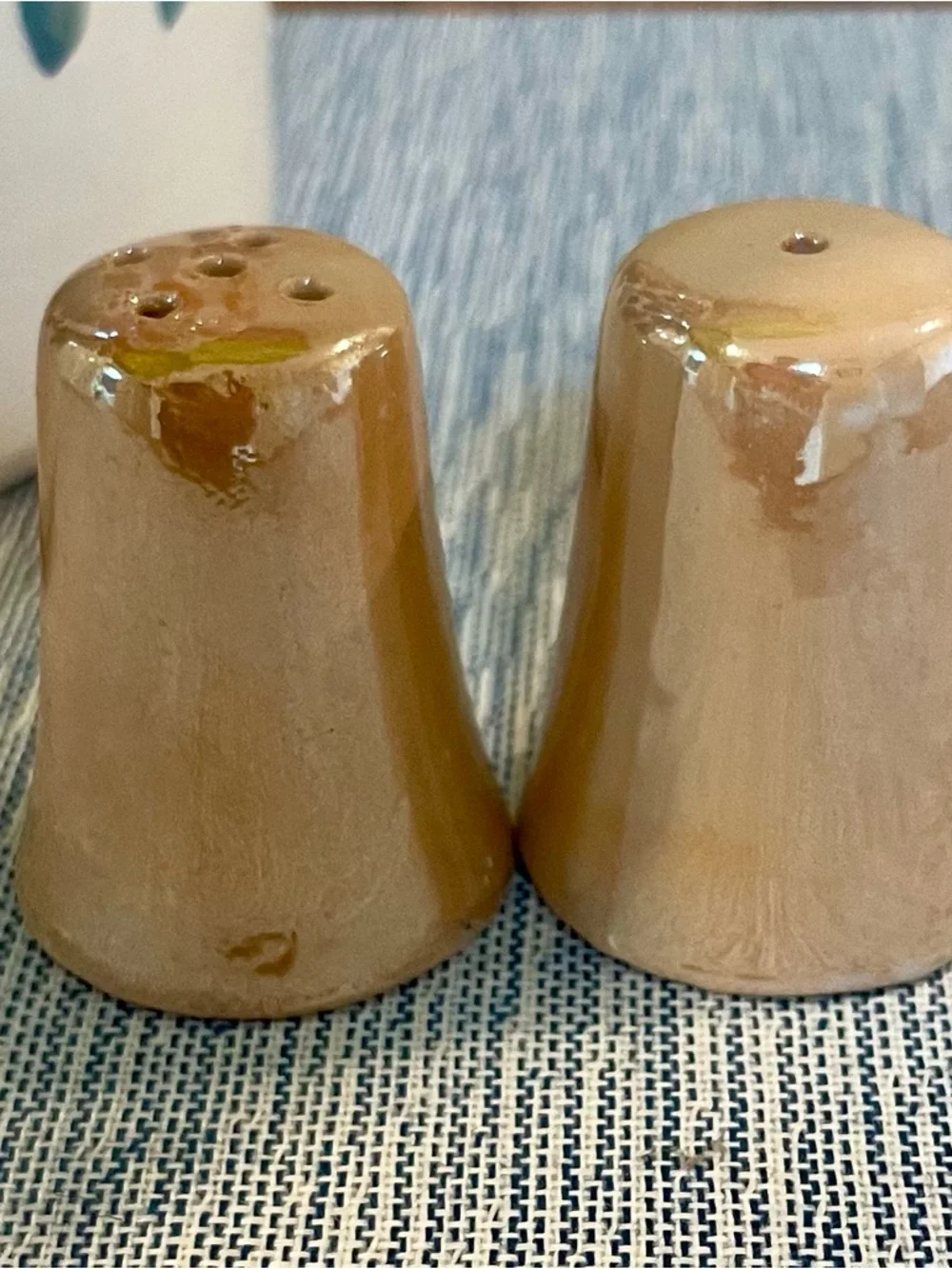 Vintage Japanese Lusterware Salt & Pepper Shakers – Hand-Painted Floral Ceramic